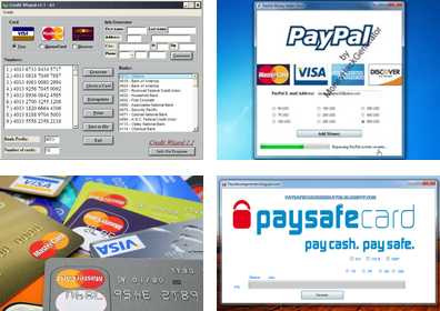 cc paypal paysafecard